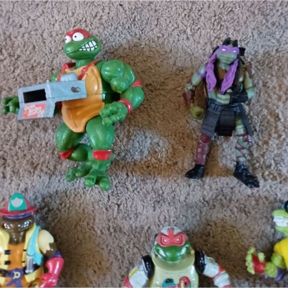 TMNT 8 Action Figure Toy Lot PRE-OWNED - Picture 2 of 5